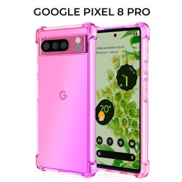 Силиконовый чехол для Google Pixel 8 Pro Krieger Mix 1.5мм противоударный Розово фиолетовый
