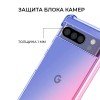 Силиконовый чехол для Google Pixel 8 Pro Krieger Mix 1.5мм противоударный Сине розовый