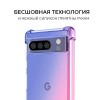 Силиконовый чехол для Google Pixel 8 Pro Krieger Mix 1.5мм противоударный Сине розовый