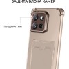 Силиконовый чехол для Infinix Note 30i Krieger с кардхолдером Серый