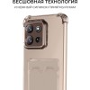 Силиконовый чехол для Infinix Note 30i Krieger с кардхолдером Серый