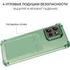 Силиконовый чехол для Infinix Note 30i Krieger с кардхолдером Зеленый