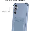 Силиконовый чехол для Samsung Galaxy M14 Krieger с кардхолдером Прозрачный