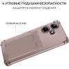 Силиконовый чехол для Tecno Spark Go 2024 Krieger с кардхолдером Серый