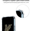 Силиконовый чехол для Realme C55 Krieger с кардхолдером Прозрачный