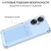 Силиконовый чехол для Realme C55 Krieger с кардхолдером Прозрачный