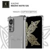 Силиконовый чехол для Xiaomi Redmi Note 12S Krieger с кардхолдером Прозрачный