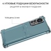 Силиконовый чехол для Xiaomi Redmi Note 12S Krieger с кардхолдером Прозрачный