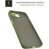 Силиконовый чехол для Apple iPhone 15 Krieger матовый Хаки