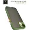 Силиконовый чехол для Apple iPhone 15 Krieger матовый Хаки