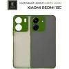 Силиконовый чехол для Xiaomi Redmi 13C Krieger матовый Хаки