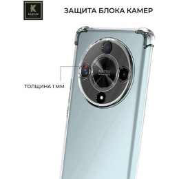 Силиконовый чехол для Honor X9b 5G Krieger Mix 1.5мм Прозрачный