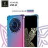 Силиконовый чехол для Honor X9b 5G Krieger Mix 1.5мм Сине-Розовый