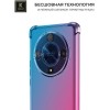 Силиконовый чехол для Honor X9b 5G Krieger Mix 1.5мм Сине-Розовый