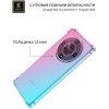 Силиконовый чехол для Honor X9b 5G Krieger Mix 1.5мм Розово-Зеленый