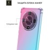 Силиконовый чехол для Honor X9b 5G Krieger Mix 1.5мм Розово-Зеленый