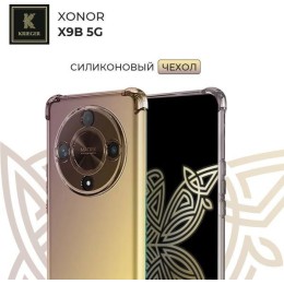 Силиконовый чехол для Honor X9b 5G Krieger Mix 1.5мм Матово-Золотой