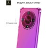 Силиконовый чехол для Honor X9b 5G Krieger Mix 1.5мм Розово-Фиолетовый