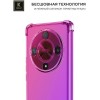 Силиконовый чехол для Honor X9b 5G Krieger Mix 1.5мм Розово-Фиолетовый