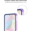Силиконовый чехол для Samsung Galaxy A35 Krieger Mix 1.5мм Фиолетово-Синий
