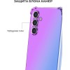 Силиконовый чехол для Samsung Galaxy A35 Krieger Mix 1.5мм Фиолетово-Синий
