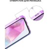 Силиконовый чехол для Samsung Galaxy A35 Krieger Mix 1.5мм Фиолетово-Синий