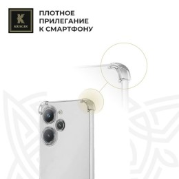 Силиконовый чехол для Infinix Hot 40 / Infinix Hot 40 Pro Krieger Mix 1.5мм Прозрачный