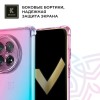 Силиконовый чехол для OnePlus 12R Krieger Mix 1.5мм противоударный Розово-зеленый