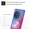 Силиконовый чехол для OnePlus 12R Krieger Mix 1.5мм противоударный Сине-розовый