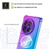 Силиконовый чехол для Tecno Camon 30 Premier Krieger Mix 1.5мм противоударный Фиолетово-синий