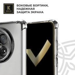 Силиконовый чехол для Tecno Camon 30 5g Krieger Mix 1.5мм Прозрачный