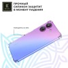 Силиконовый чехол для Xiaomi Redmi 13C Krieger противоударный Фиолетово-синий