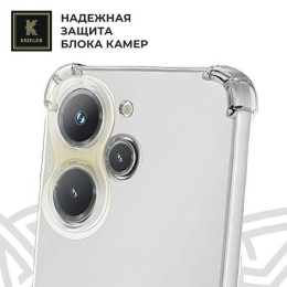 Силиконовый чехол для Tecno Spark Go 2024 Krieger противоударный Прозрачный