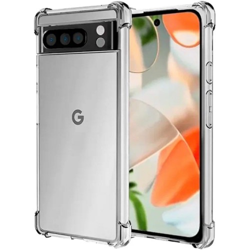 Силиконовый чехол для Google Pixel 9 Krieger противоударный Прозрачный