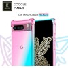 Силиконовый чехол для Google Pixel 9 Krieger противоударный Розово - Зеленый