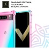 Силиконовый чехол для Google Pixel 9 Krieger противоударный Розово - Зеленый
