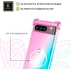 Силиконовый чехол для Google Pixel 9 Krieger противоударный Розово - Зеленый