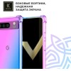 Силиконовый чехол для Google Pixel 9 Krieger противоударный Фиолетово - синий