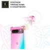 Силиконовый чехол для Google Pixel 9 Pro XL Krieger противоударный Розово - Зеленый