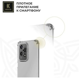 Силиконовый чехол для Honor 200 Lite Krieger противоударный Прозрачный