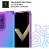 Силиконовый чехол для Honor 200 Lite Krieger противоударный Фиолетово - синий