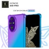 Силиконовый чехол для Honor 200 Pro Krieger противоударный Фиолетово - синий