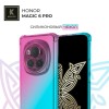 Силиконовый чехол для Honor Magic 6 ProKrieger противоударный Розово - Зеленый