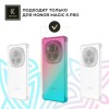 Силиконовый чехол для Honor Magic 6 ProKrieger противоударный Розово - Зеленый