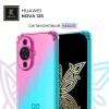 Силиконовый чехол для Huawei Nova 12s Krieger противоударный Розово - Зеленый