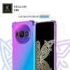 Силиконовый чехол для Realme C61 4G (India) / Realme Note 60 / Realme Narzo N61 Krieger противоударный Фиолетово - синий
