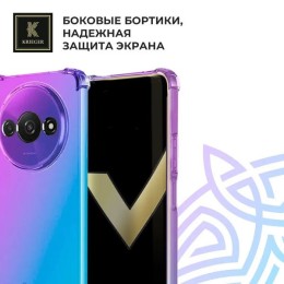 Силиконовый чехол для Realme C61 4G (India) / Realme Note 60 / Realme Narzo N61 Krieger противоударный Фиолетово - синий