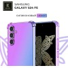 Силиконовый чехол для Samsung S24 FE Krieger противоударный Фиолетово - синий