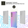 Силиконовый чехол для Infinix Hot 50 Pro + 4G Krieger Mix 1.5мм противоударный Фиолетово-Синий