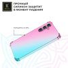 Силиконовый чехол для Infinix Hot 50 Pro + 4G Krieger Mix 1.5мм противоударный Розово-зеленый